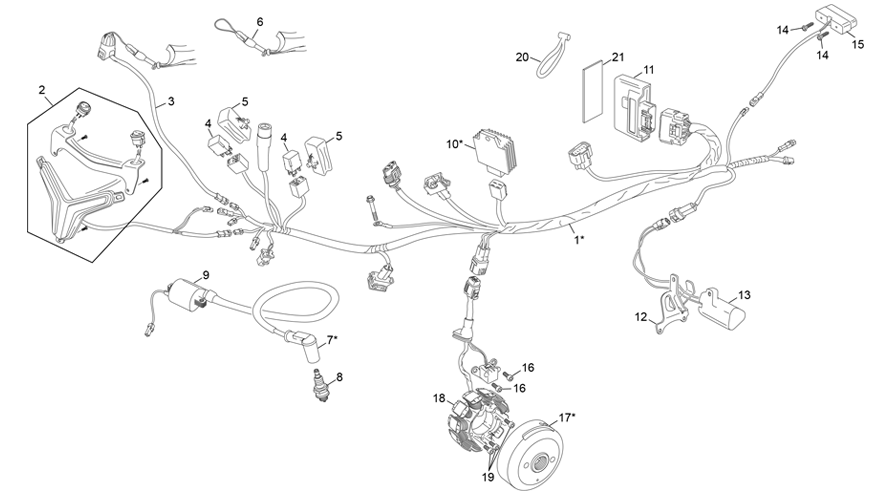 FAISCEAU ELEC 125 ST