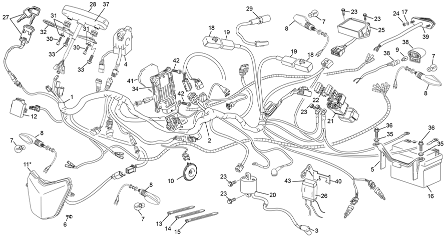 FAISCEAU ELEC 250 SE FACTORY