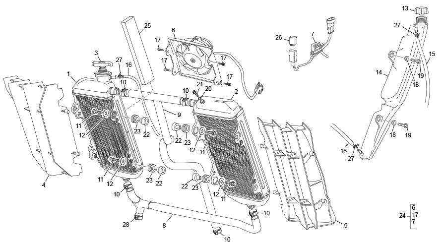 RADIATEUR 450 SE-F FACTORY