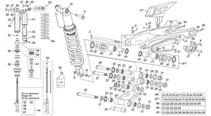 AMORTISSEUR BRAS OSCILLANT 250 SE FACTORY