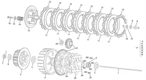 EMBRAYAGE SHERCO 125 SE